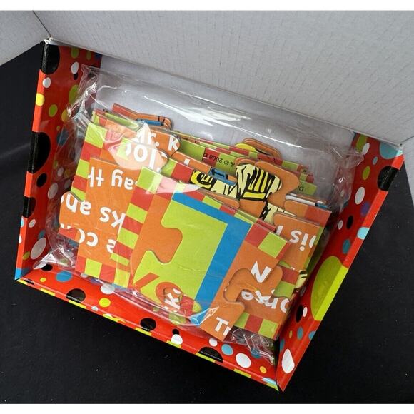 New Fox in Socks Floor Puzzle By Dr Seuss 48 Pieces 22.5 By 36 Inches 2008 - Picture 6 of 6